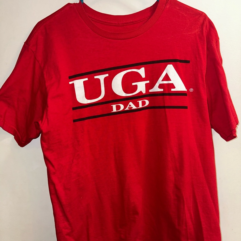 UGA (Georgia) Dad Red T-Shirt